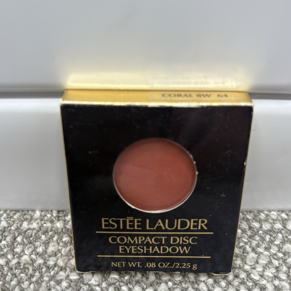 Estée Lauder Compact Disc Eyeshadow VTG Coral 8W 64 New In Box NOS
